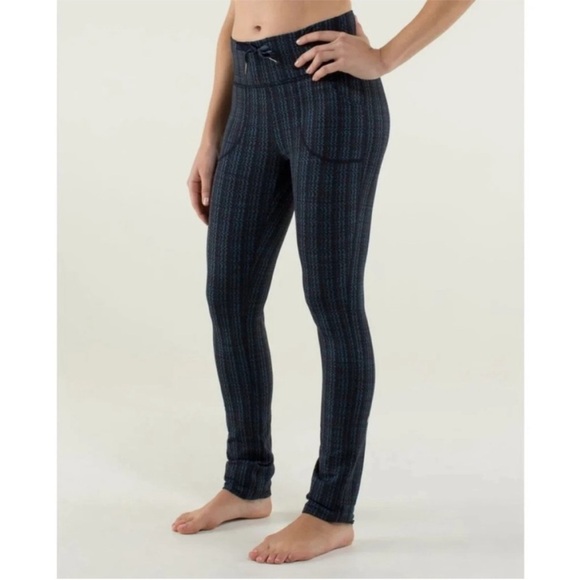 Lululemon Skinny Will Pants in Ziggy Wee Inkwell 🍁 - Picture 1 of 9
